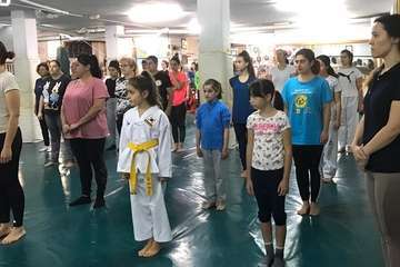 Curso de defensa personal femenino en Telde (Foto TA)